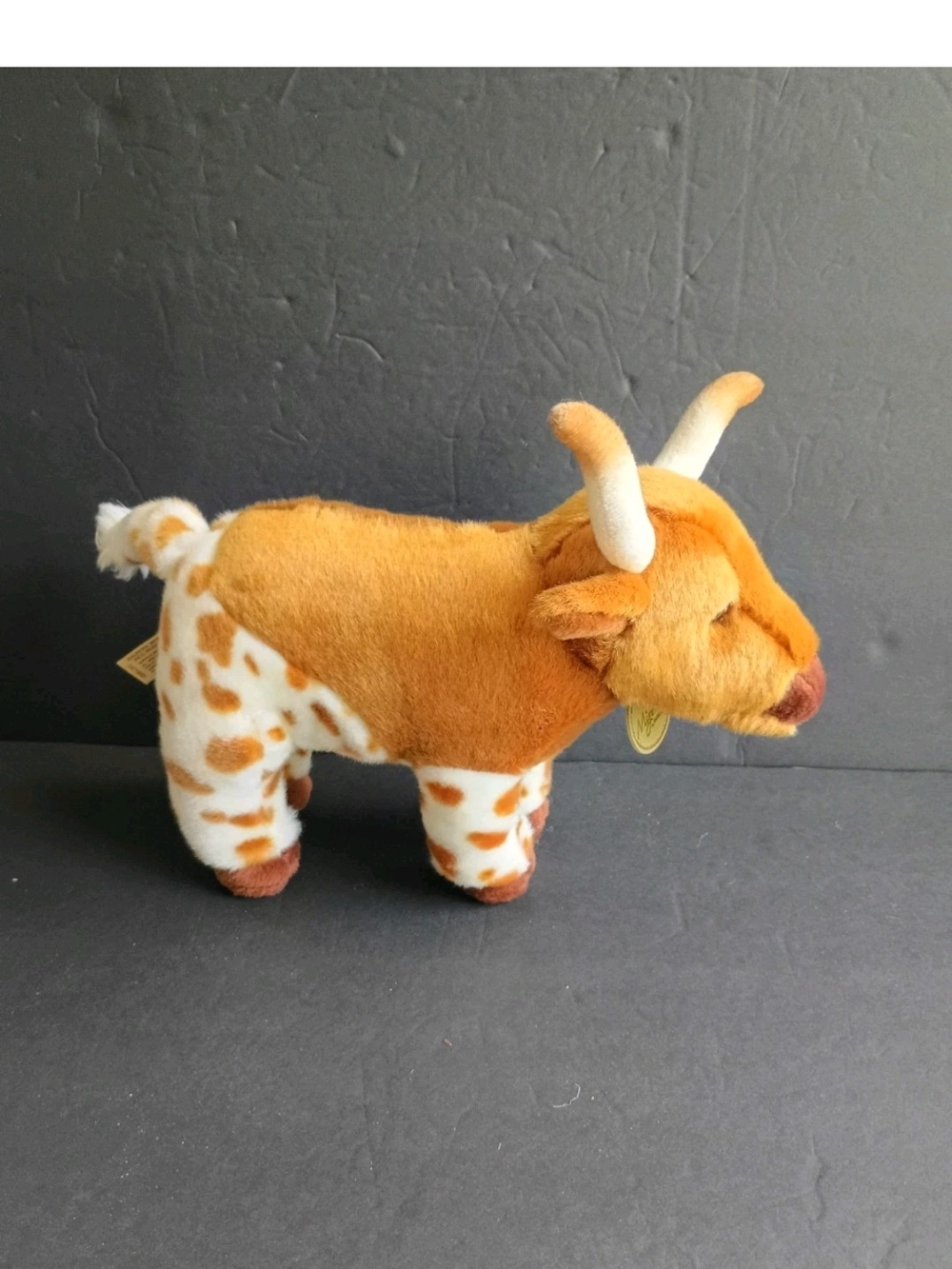 AURORA MIYONI LONGHORN STEER BULL/COW 10" PLUSH